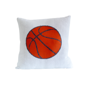 Basketball pillow in bone and Terracotta - Rian